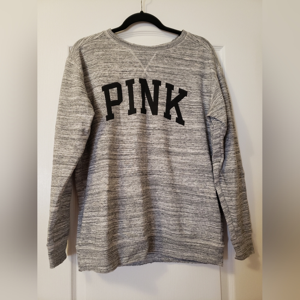 Grey PINK brand long sleeve top